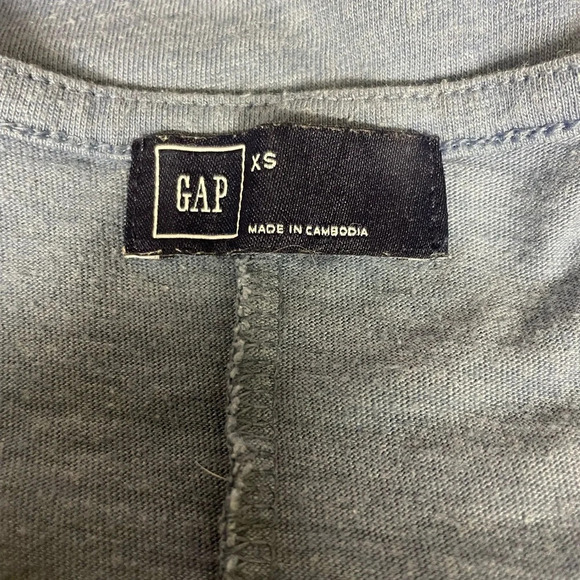 GAP ladies top blue size XS - Picture 3 of 3